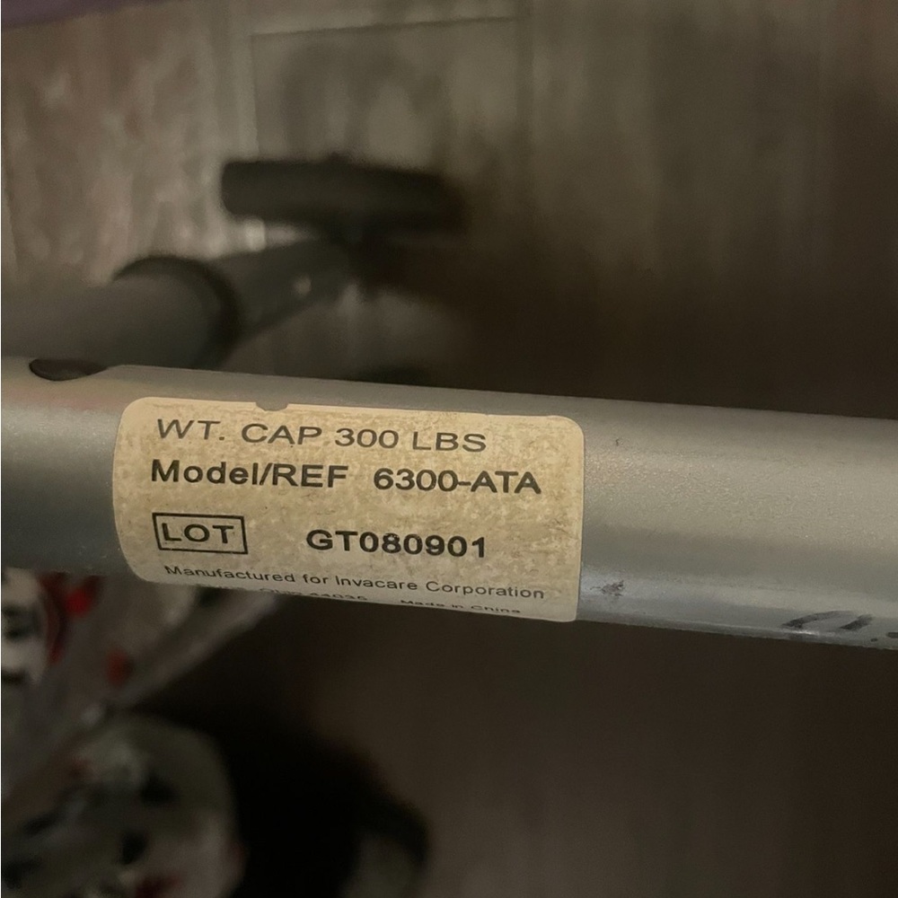 Foldable Black And Silver Walker - image 4